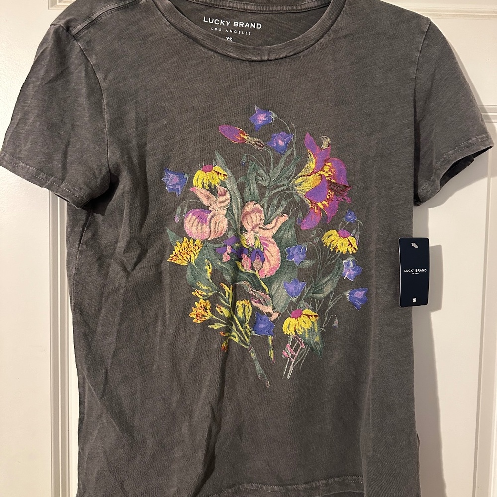 Lucky Brand Floral Tshirt (NWT)